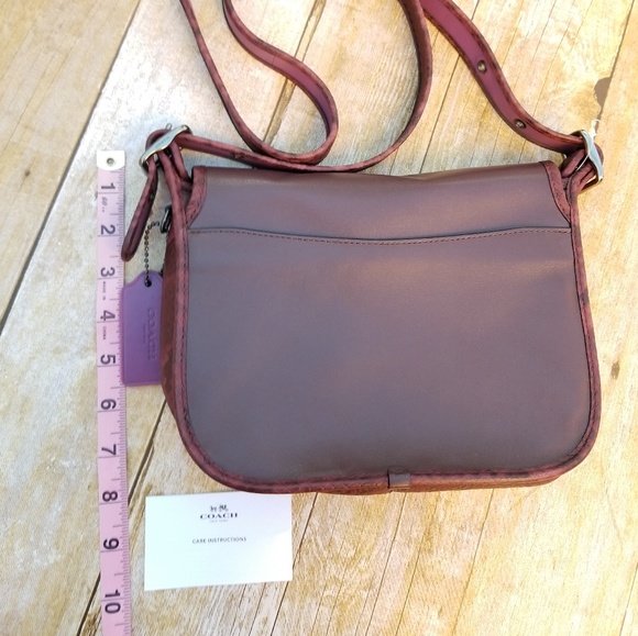 New Coach Patricia Exotic Trim Crossbody - Picture 2 of 5